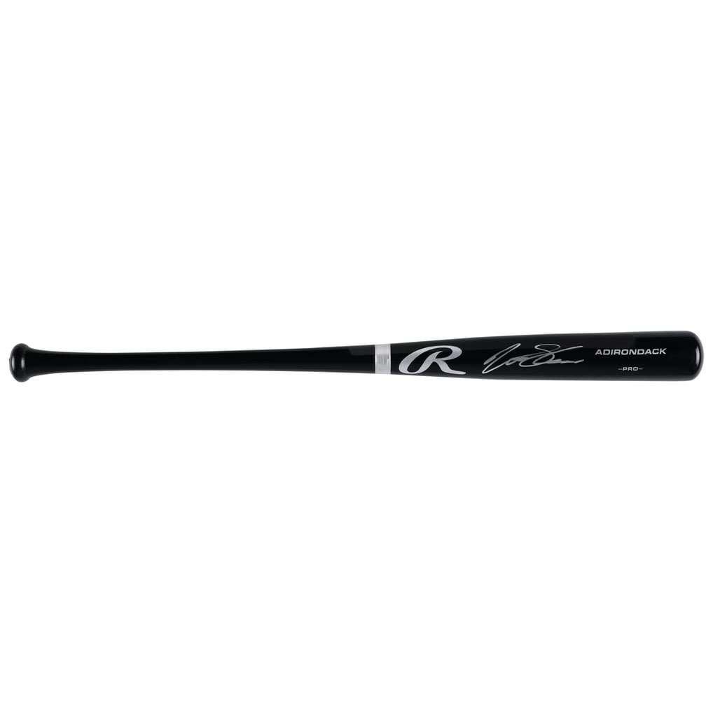 Matt Shaw Chicago Cubs Autographed Black Rawlings Pro Bat