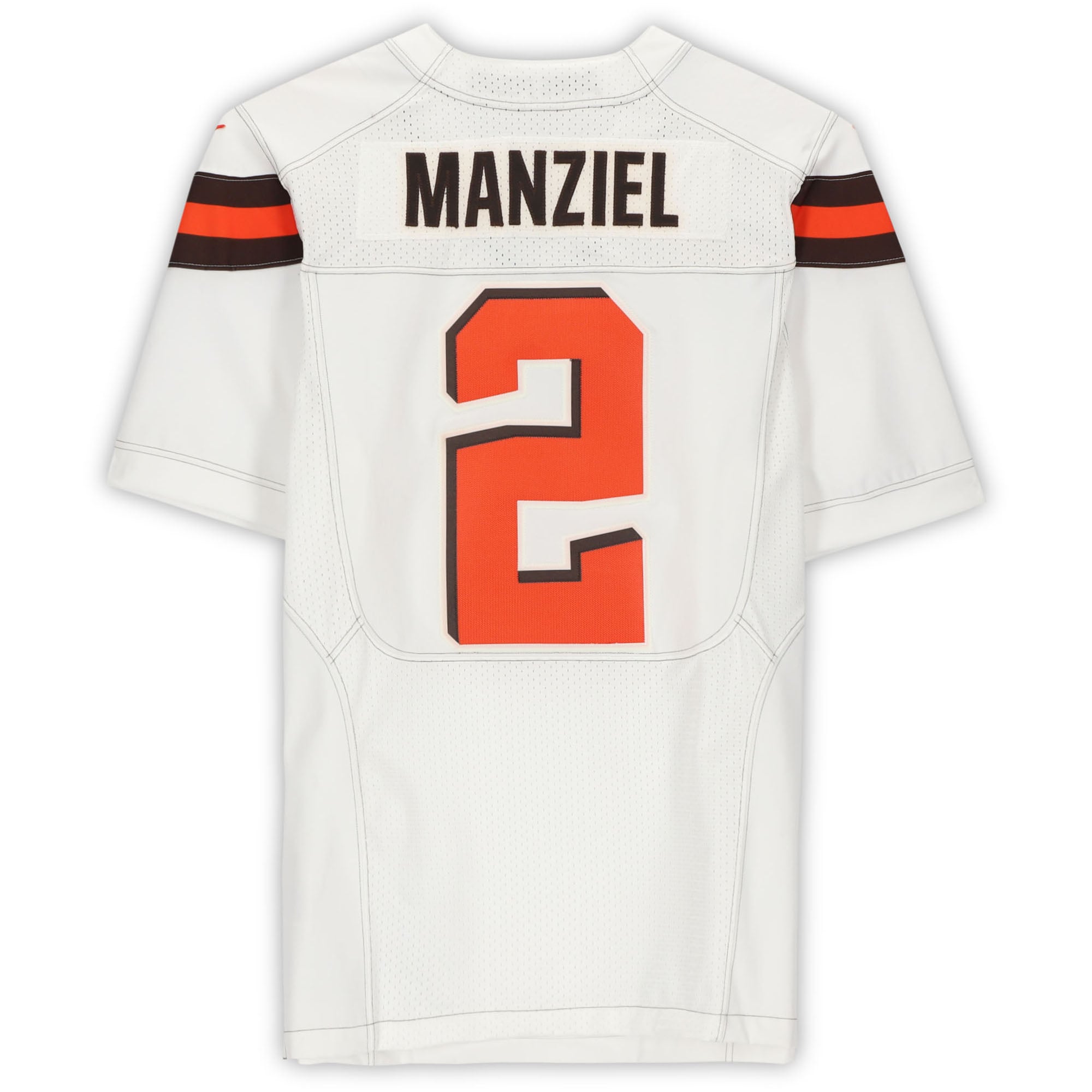 Johnny Manziel Cleveland Browns Player-Issued #2 White Jersey from