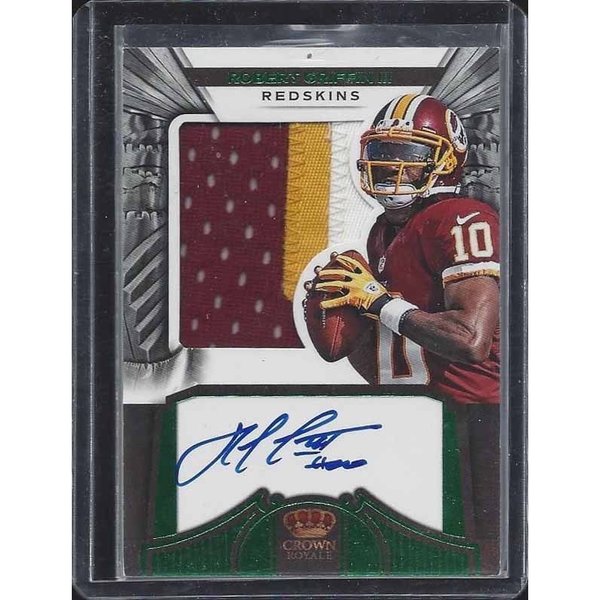 George Roubicek Autograph Card Robert Griffin Iii Autographed Cards