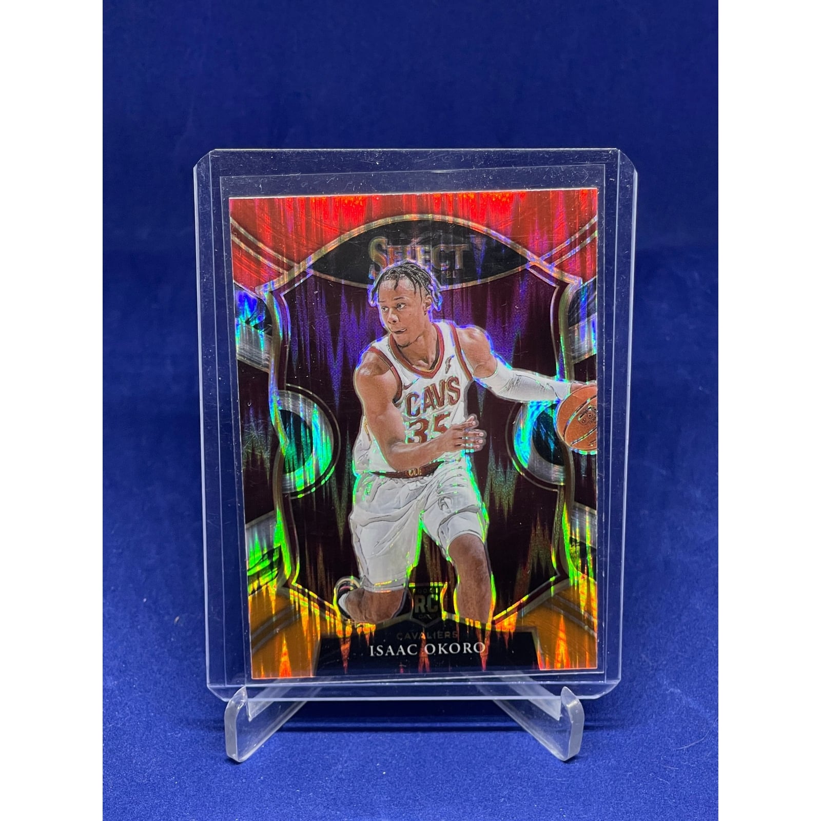 panini select isaac okoro RC Panini Isaac Okoro Violet AUTO 2020⁄2021