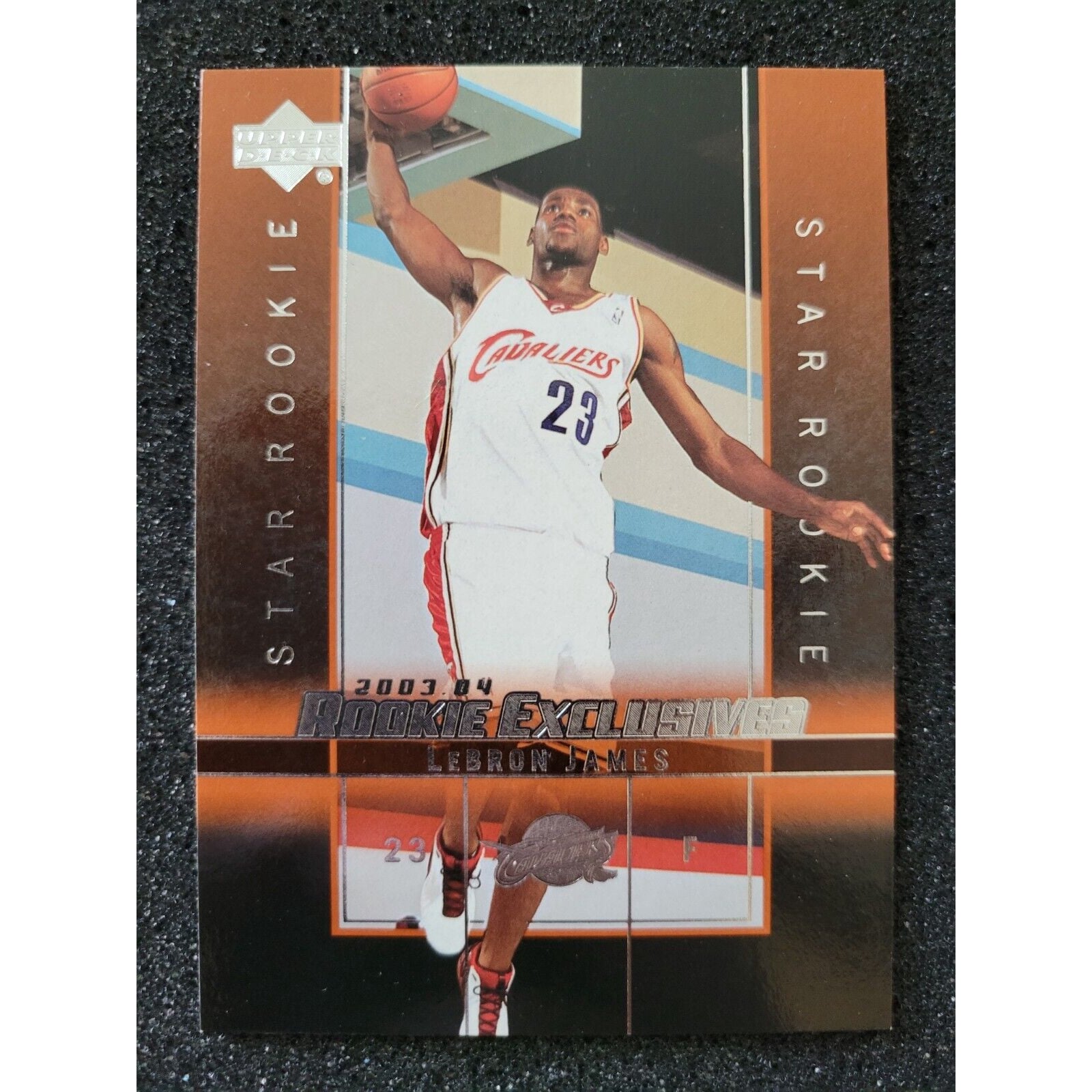 Cleveland Rookie Bron Lebron James Cavaliers Rookie