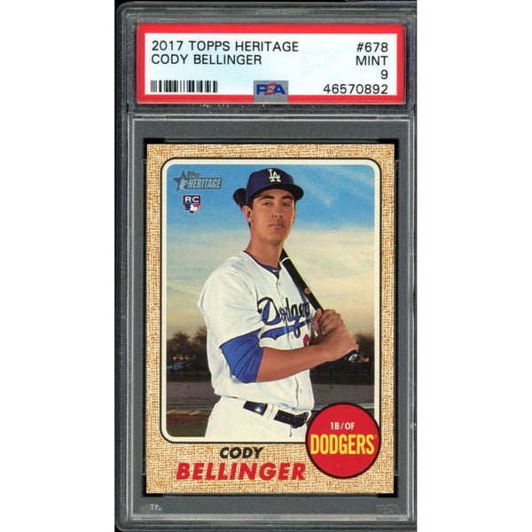 MLB Cody Bellinger Signed Trading Cards, Collectible Cody 
