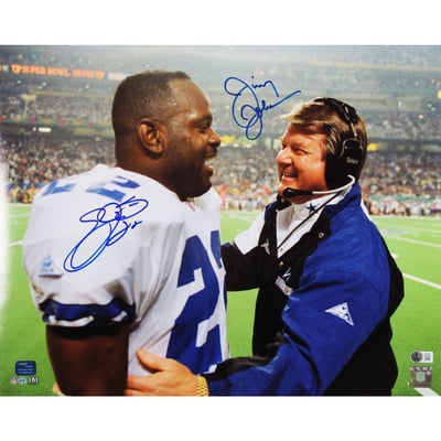 Emmitt Smith Dallas Cowboys Autographed 8x10 Photo – High Quality Reprint