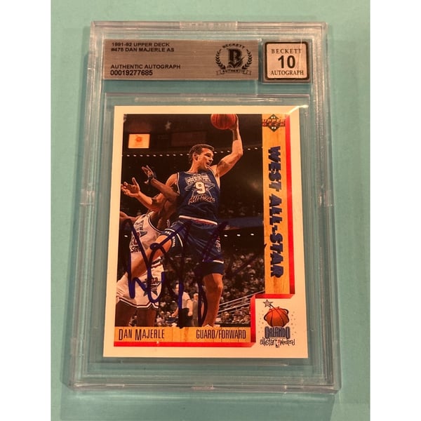 Dan Majerle NBA Memorabilia, Dan Majerle Collectibles, Verified 