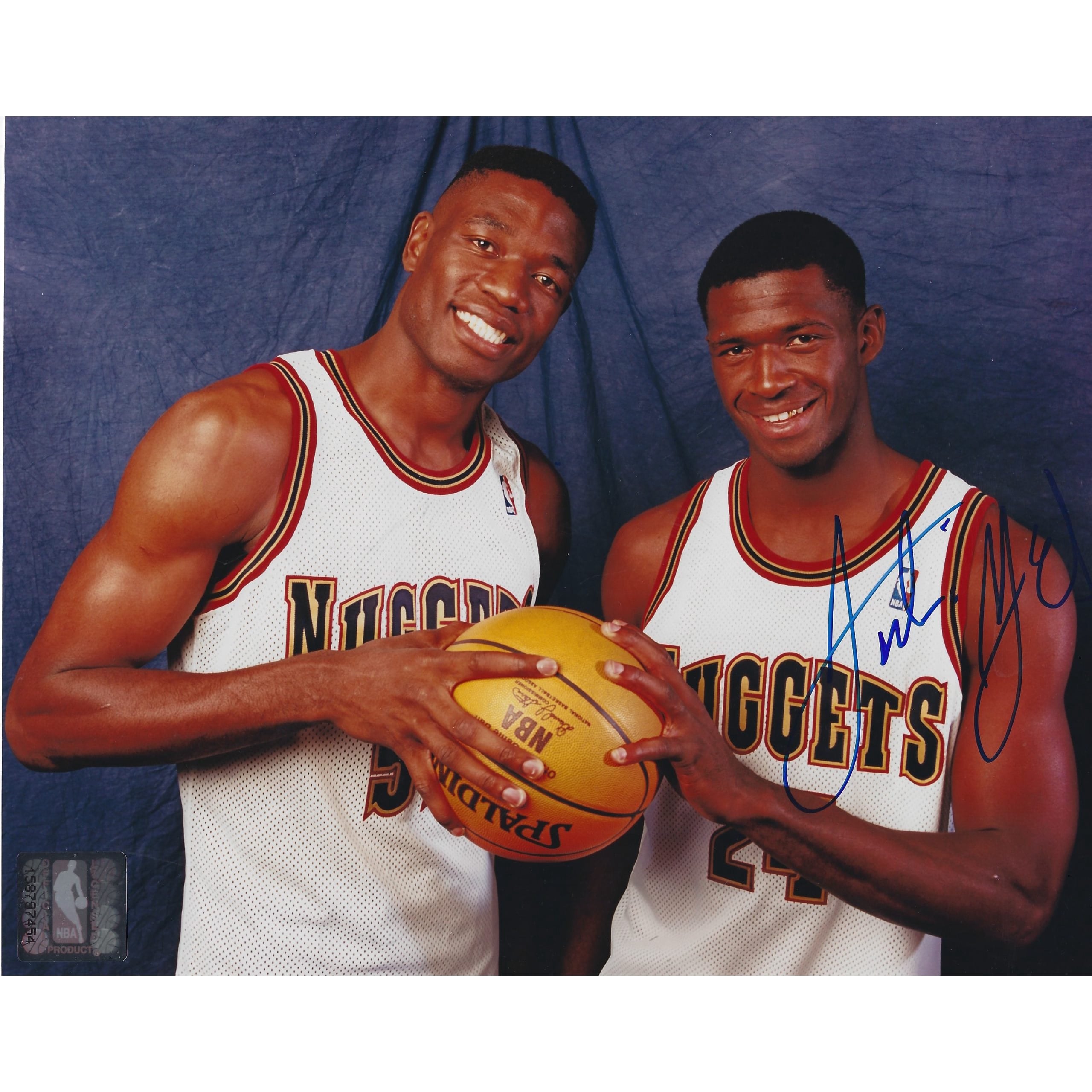 AUTOGRAPHED ANTONIO MCDYESS 8x10 Denver Nuggets Photo