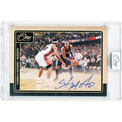 NBA Carmelo Anthony Signed Trading Cards, Collectible Carmelo 