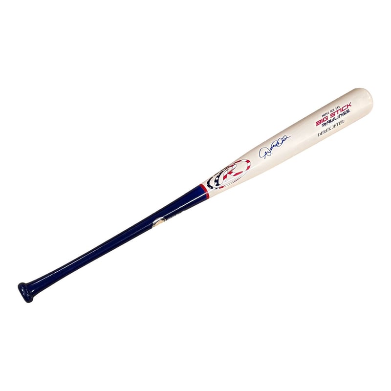 MLB Derek Jeter Signed Baseball Bats, Collectible Derek Jeter Signed ...