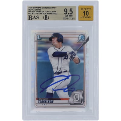 2020 Bowman Chrome Draft Spencer Torkelson Refractor 1st PSA 10 | eBay 2020 Bowman Chrome Draft Spencer Torkelson Refractor 1st PSA 10 | eBay