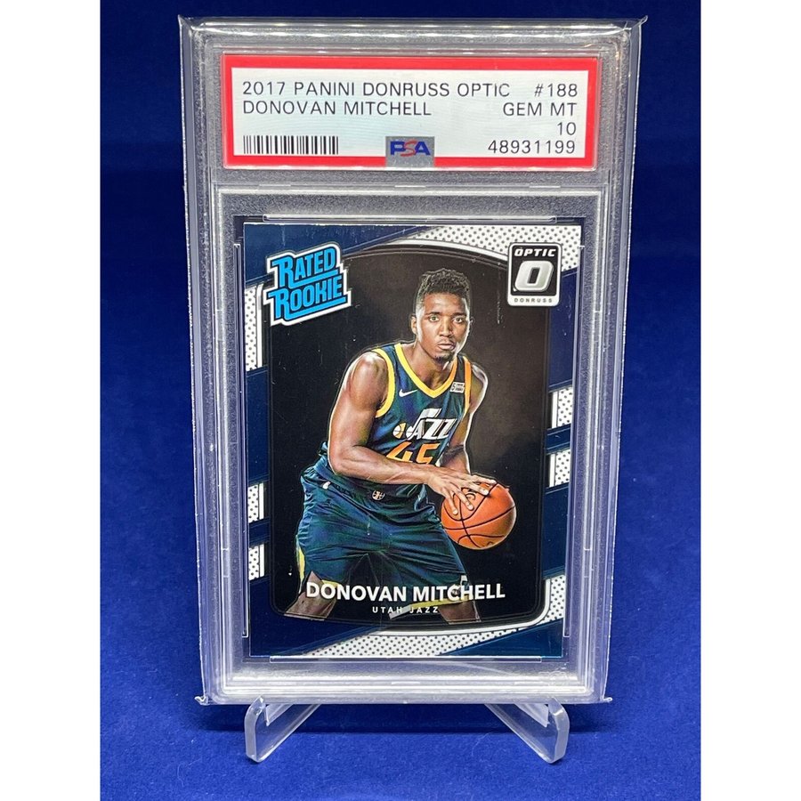 Donovan Mitchell 2017-18 Panini Donruss Optic Rated Rookie Rc #188 