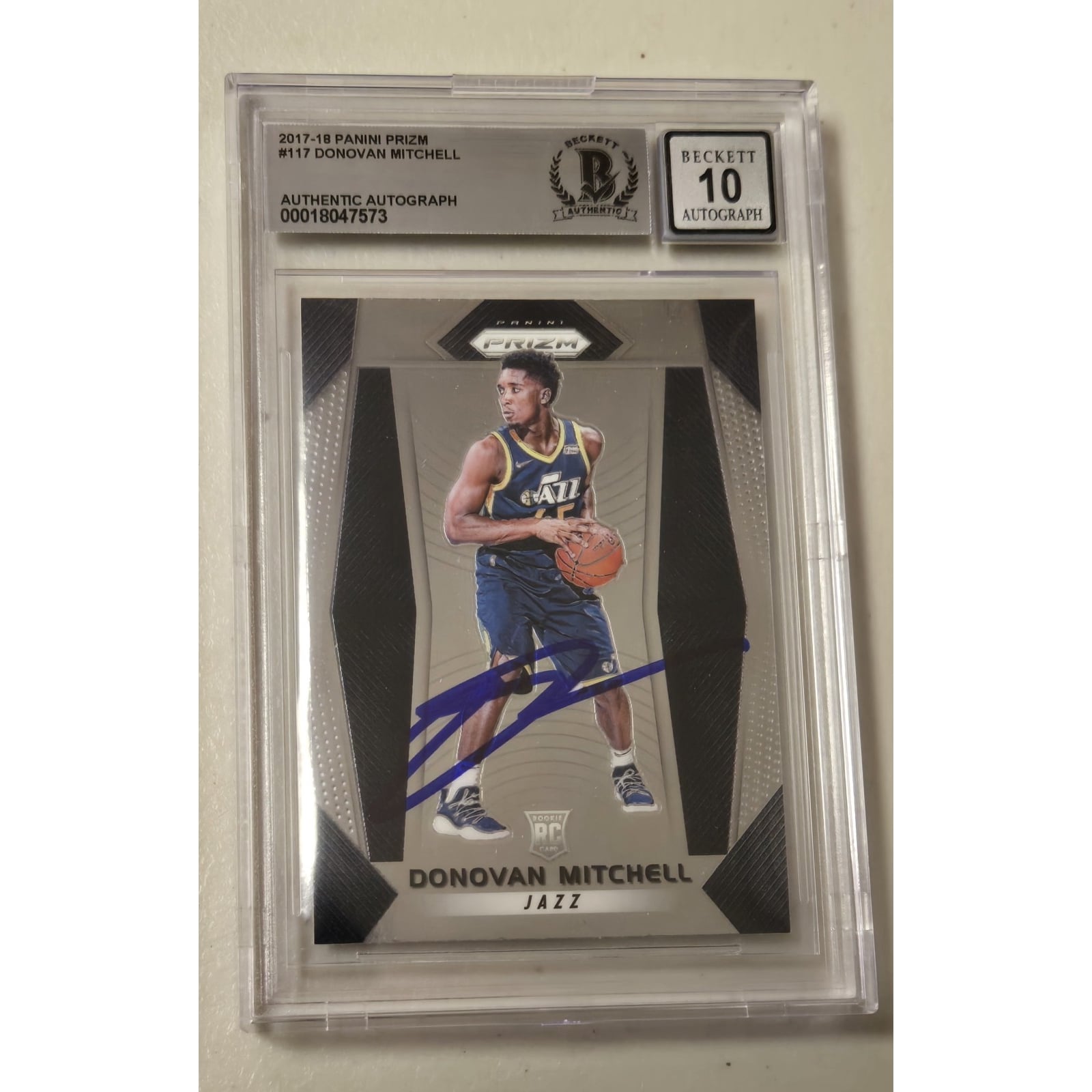 PSA10 GEM MINT】Donovan Mitchell 2017-18 Panini Prizm RC Rookie 