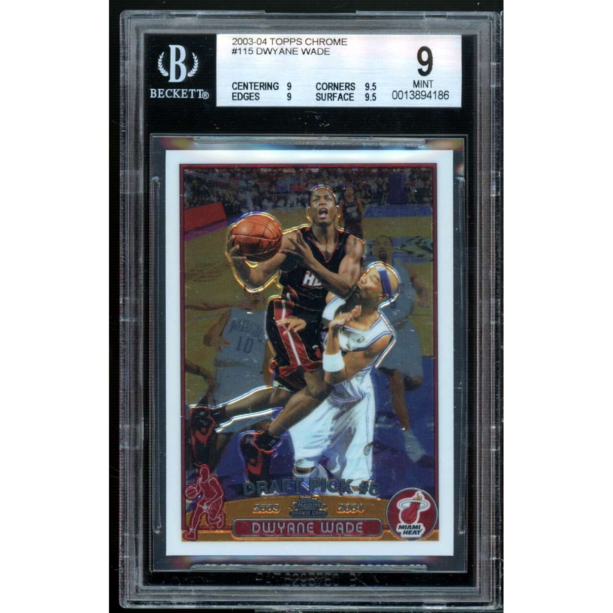 Dwyane Wade Topps Chrome PSA9 ルーキーカード