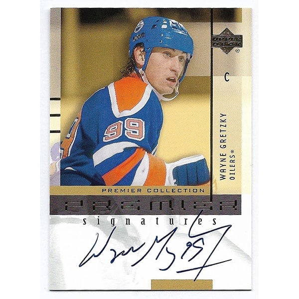 Wayne Gretzky 2001-02 Upper Deck Premier Signatures Autographed Card
