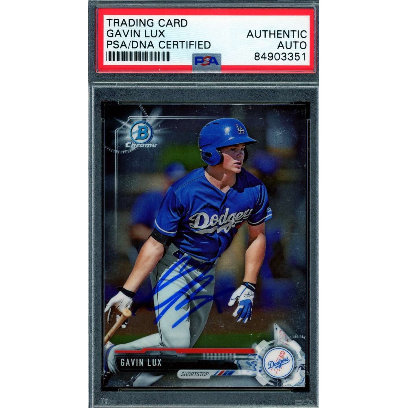 Lux Gavin PSA | Signed eBay Bowman 0 1 - MLB Trading Paper Draft 