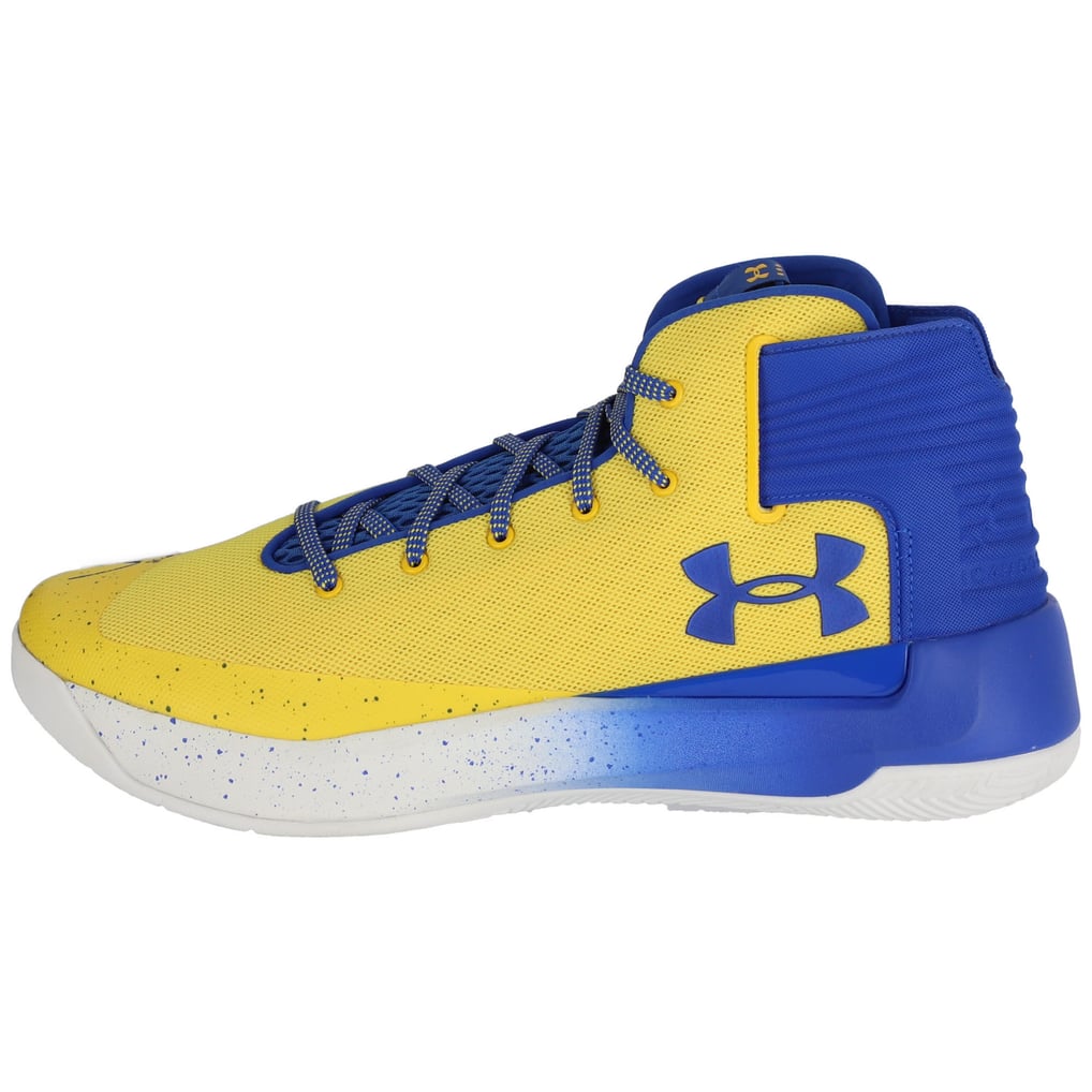 Under Armour Curry 9 | 10.5 | Blue and Yellow Stephen Curry Golden State Warriors Autographed Under Armour  main image 4