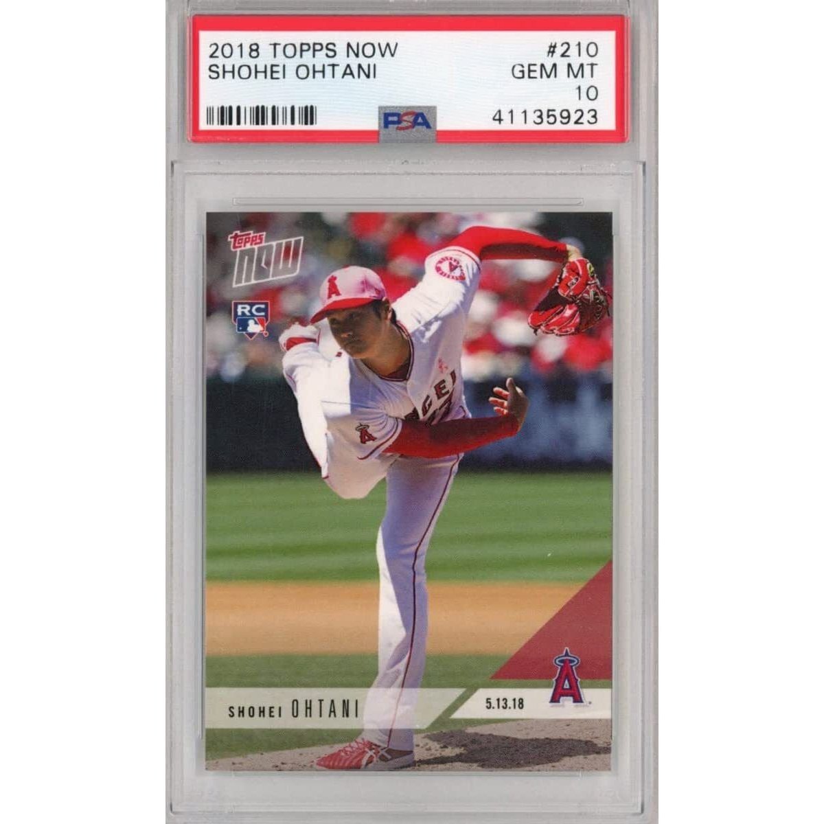 PSA10! Shohei Ohtani 2018 Topps Now #502 トラウト プホルス RC 