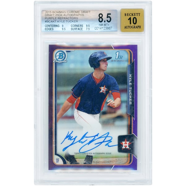 MLB Kyle Tucker Signed Trading Cards, Collectible Kyle Tucker 