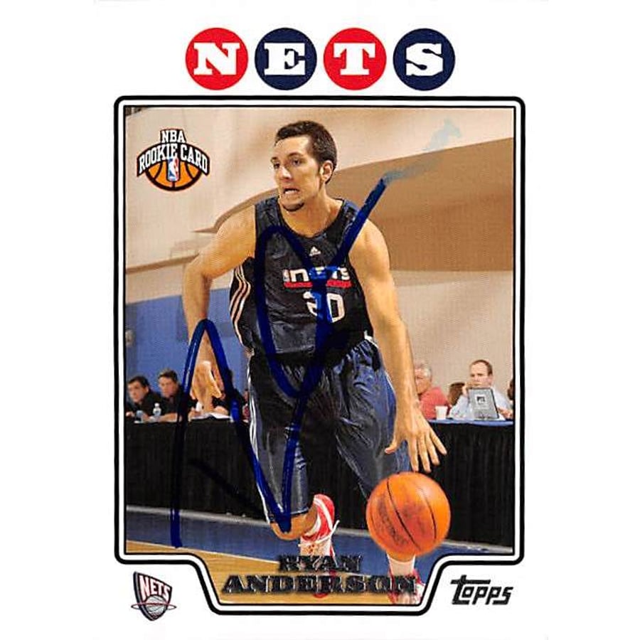 Ryan Anderson Rockets RYAN ANDERSON HOUSTON ROCKETS SIGNED CARD SUNS