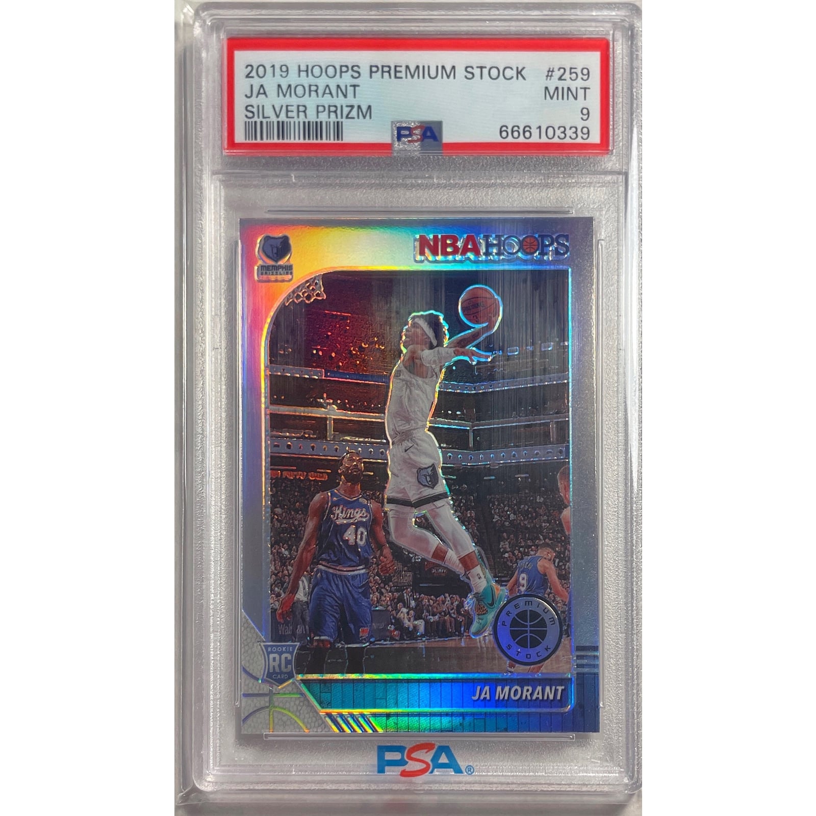 2019-20 Panini Ja Morant PSA 0 Rookie Prizm Card RC #259 ジャ 