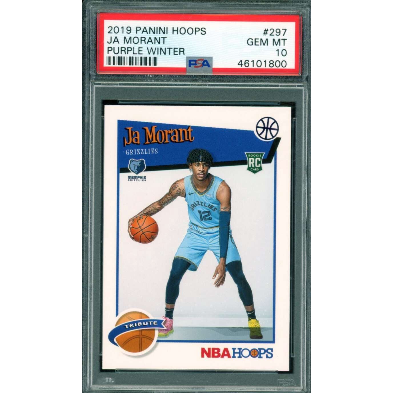 PSA10 GEM MINT】Ja Morant 2019-20 Panini Hoops Premium Stock 
