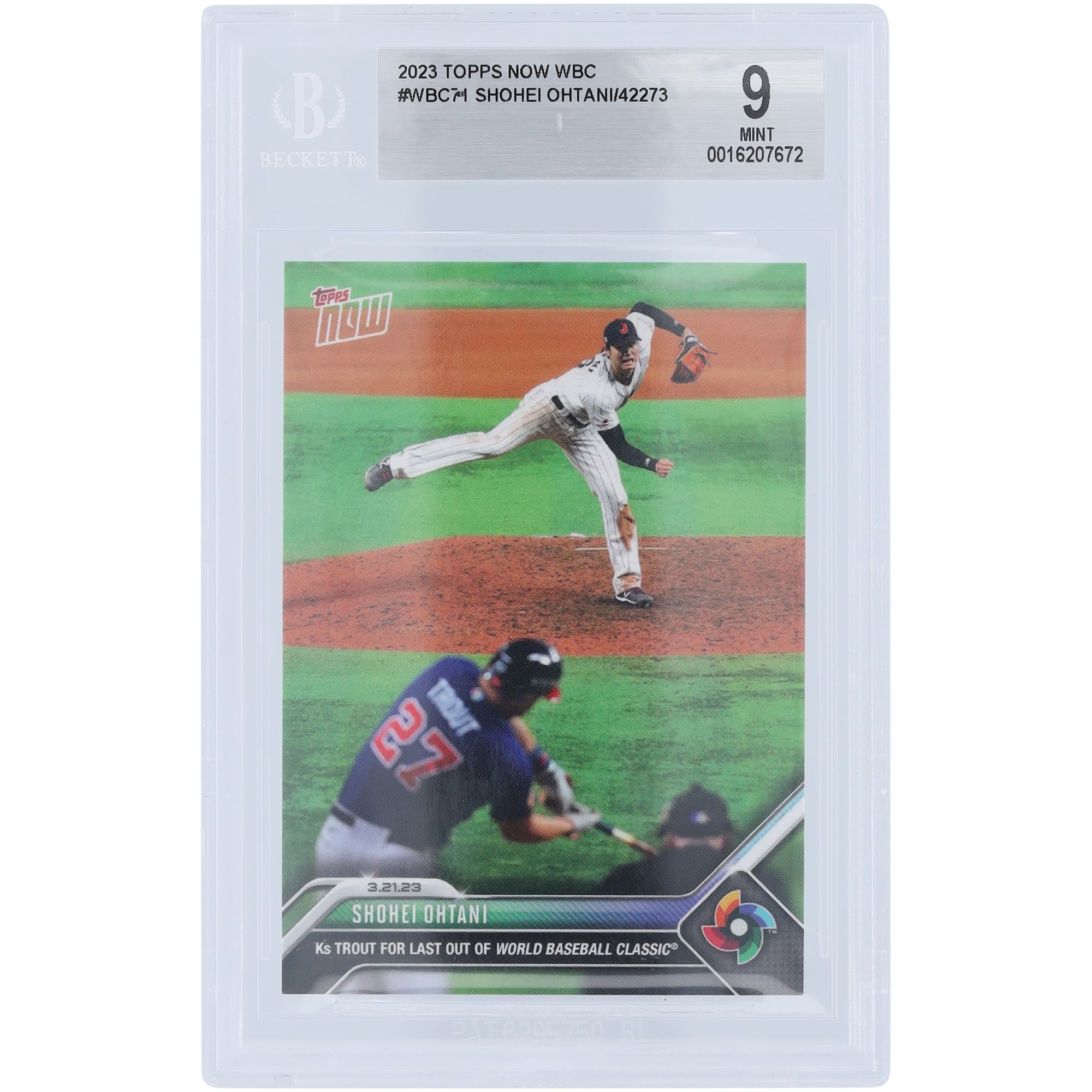 2023 Topps PSA10! 2023 Topps Now WBC Shohei Ohtani 大谷翔平 MVP 