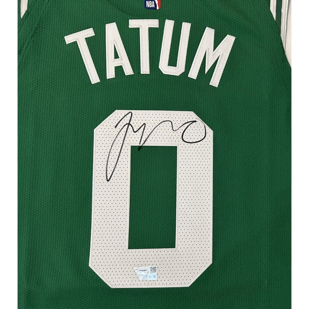 Jayson Tatum Signed Boston Celtics Nike Authentic jersey 44+2 FAN