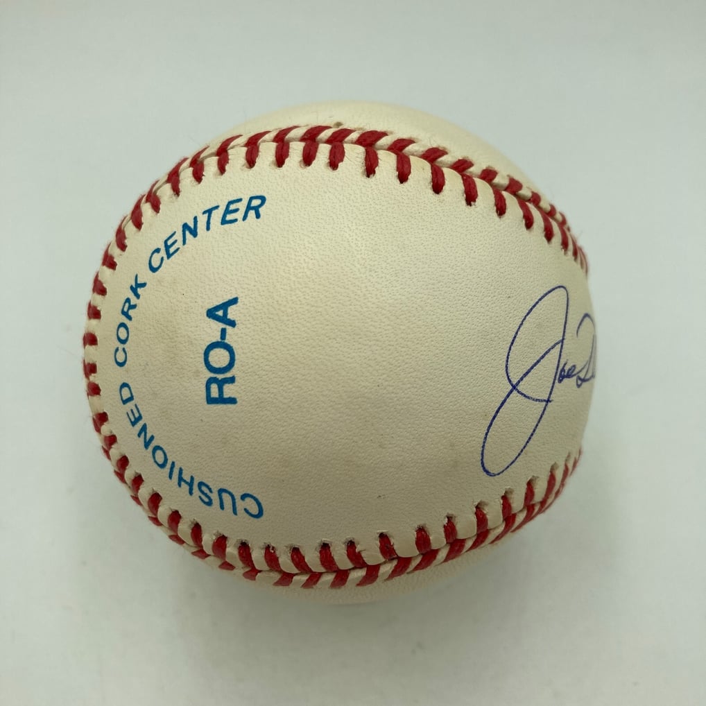 Joe Dimaggio Signed American League Baseball PSA DNA Graded 10 GEM MINT