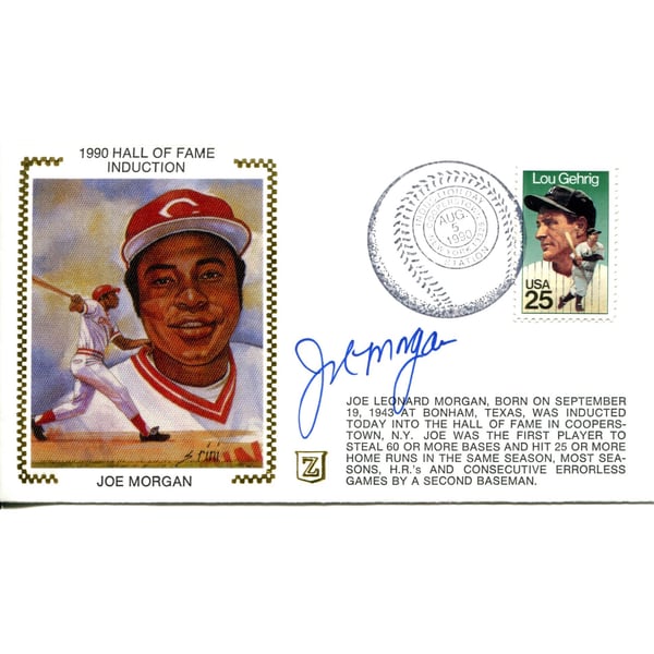 MLB Joe Morgan Signed Documents & Cut Signatures, Collectible Joe 
