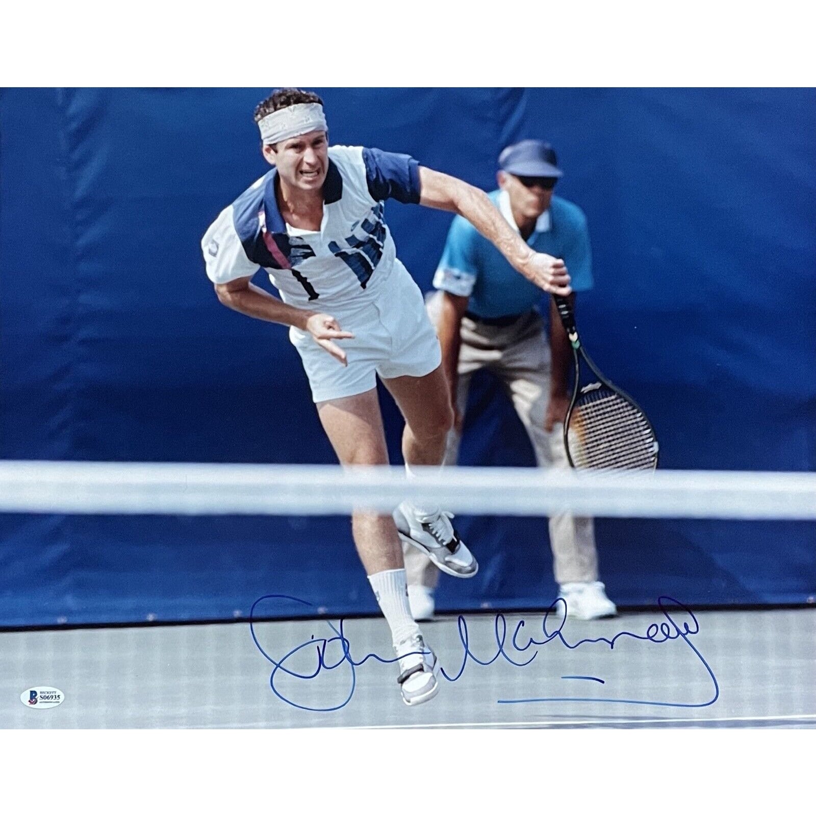 John McEnroe Signed Picture In Frame 16x22 John McEnroe Tennis Autographed Photos for sale | eBay main image 4