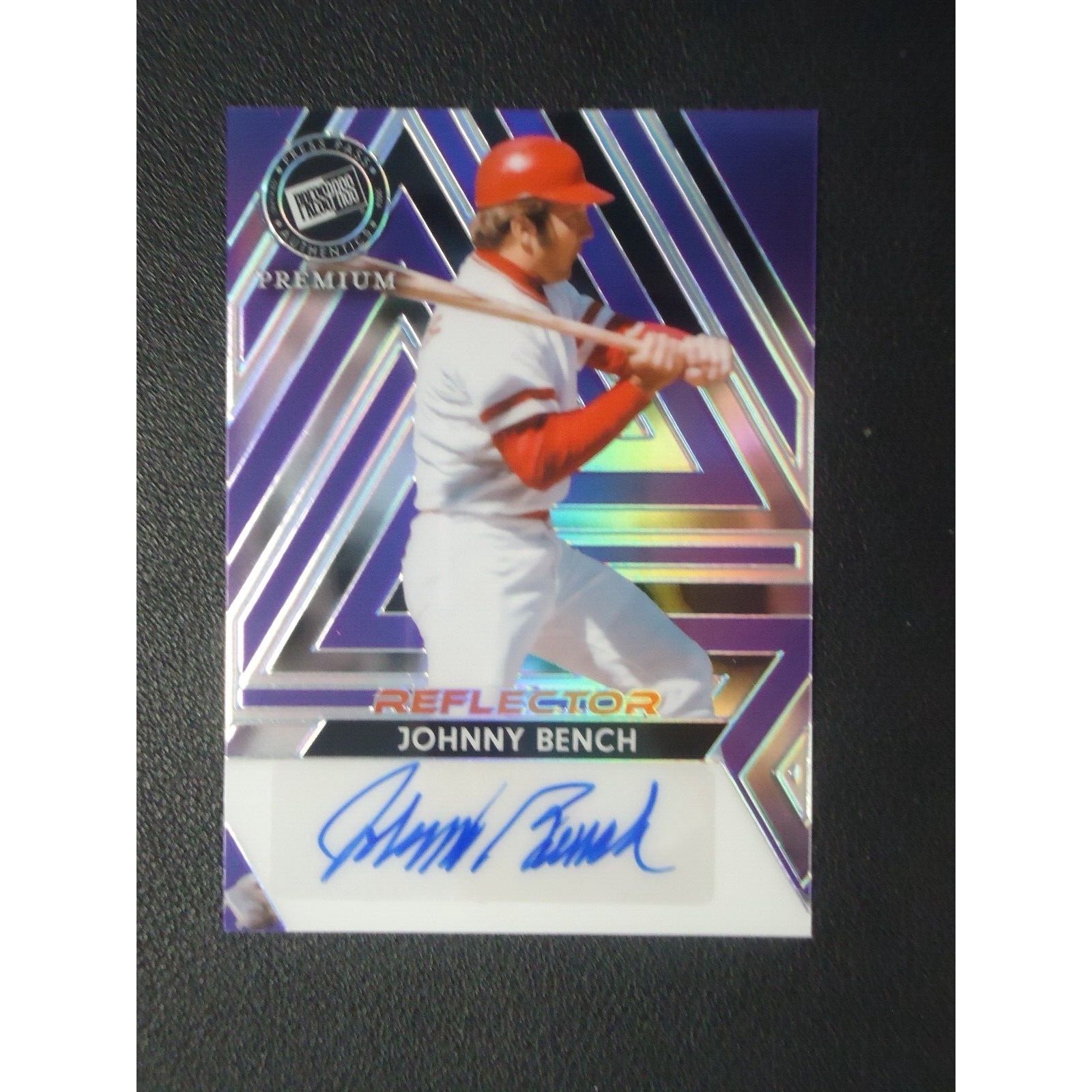 Johnny Bench MLB 2008 Donruss Sports Legends Blue Signature Auto 