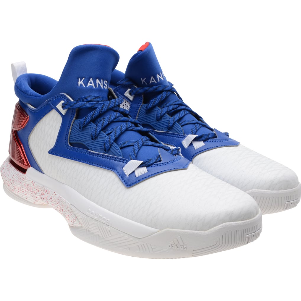 Kansas Jayhawks Team Issued White D Lillard 2 Shoes from the  display picture 3