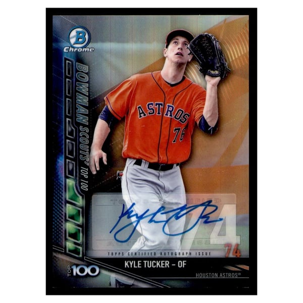 MLB Kyle Tucker Signed Trading Cards, Collectible Kyle Tucker 