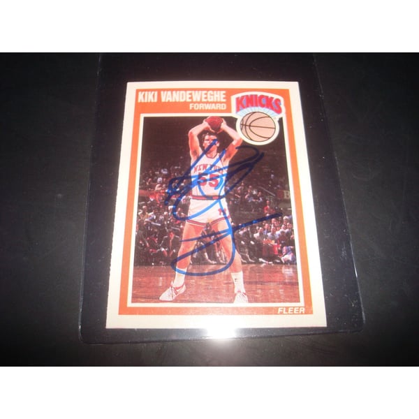 Kiki VanDeWeghe NBA Memorabilia, Kiki VanDeWeghe Collectibles 