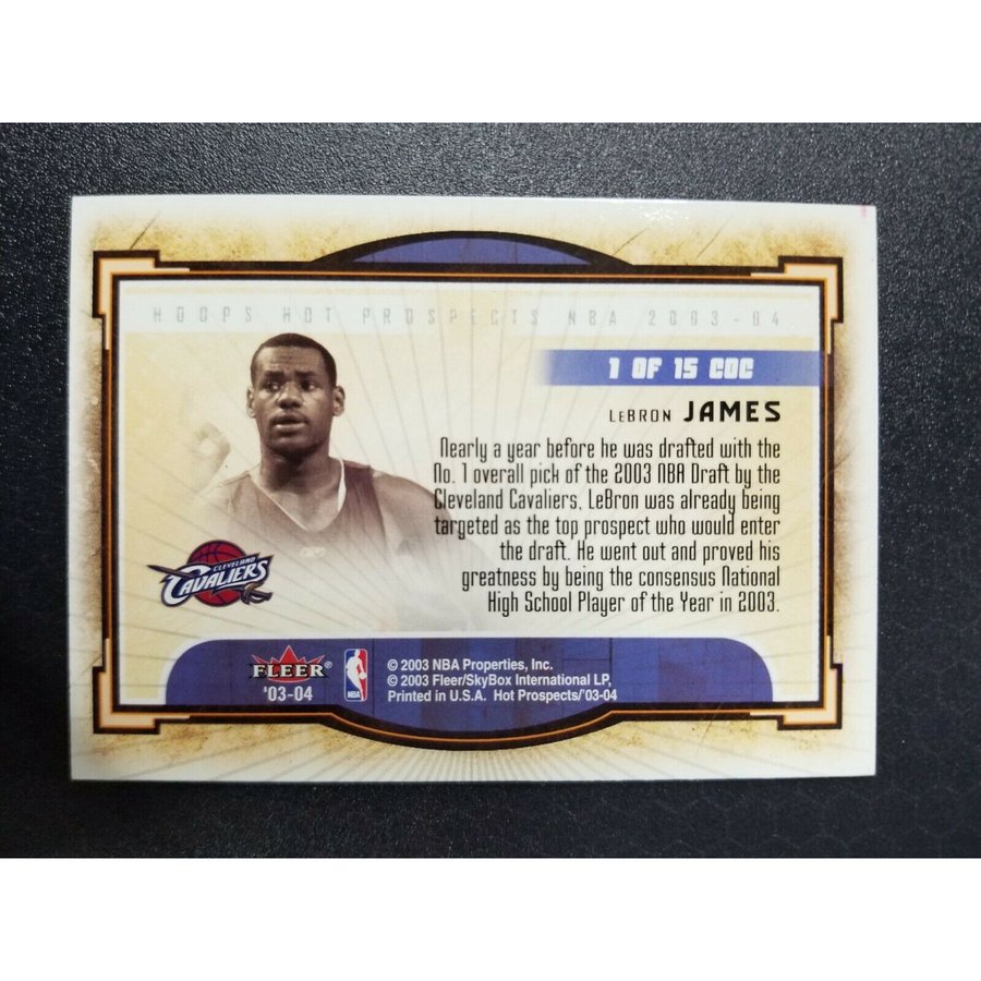 Lebron James 2003-04 HOOPS 