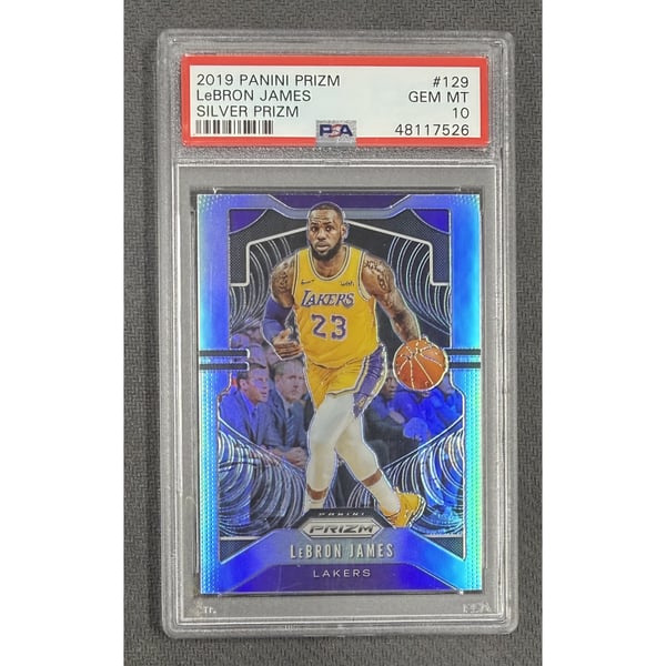 LeBron James 2019 Panini Prizm Silver Los Angeles Lakers 