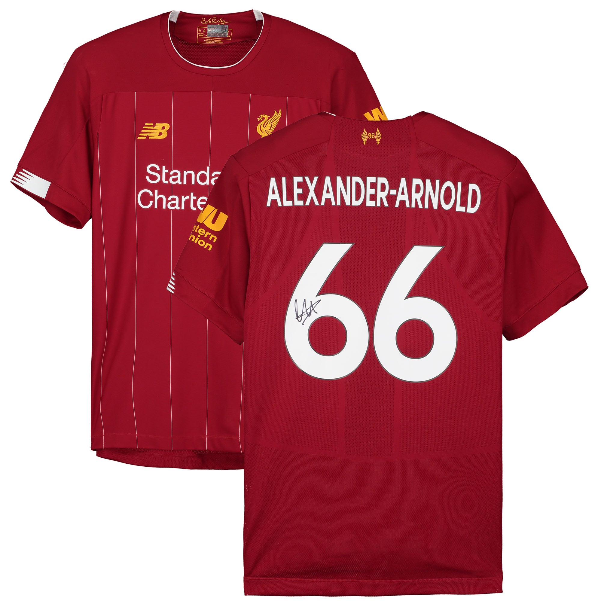 Trent Alexander-Arnold Liverpool Autographed 2019-2020 Home Jersey