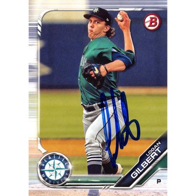 MLB Logan Gilbert Signed Trading Cards, Collectible Logan Gilbert 