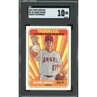 2018 Topps Allen Ginter 悪く RC SGC 10 大谷翔平