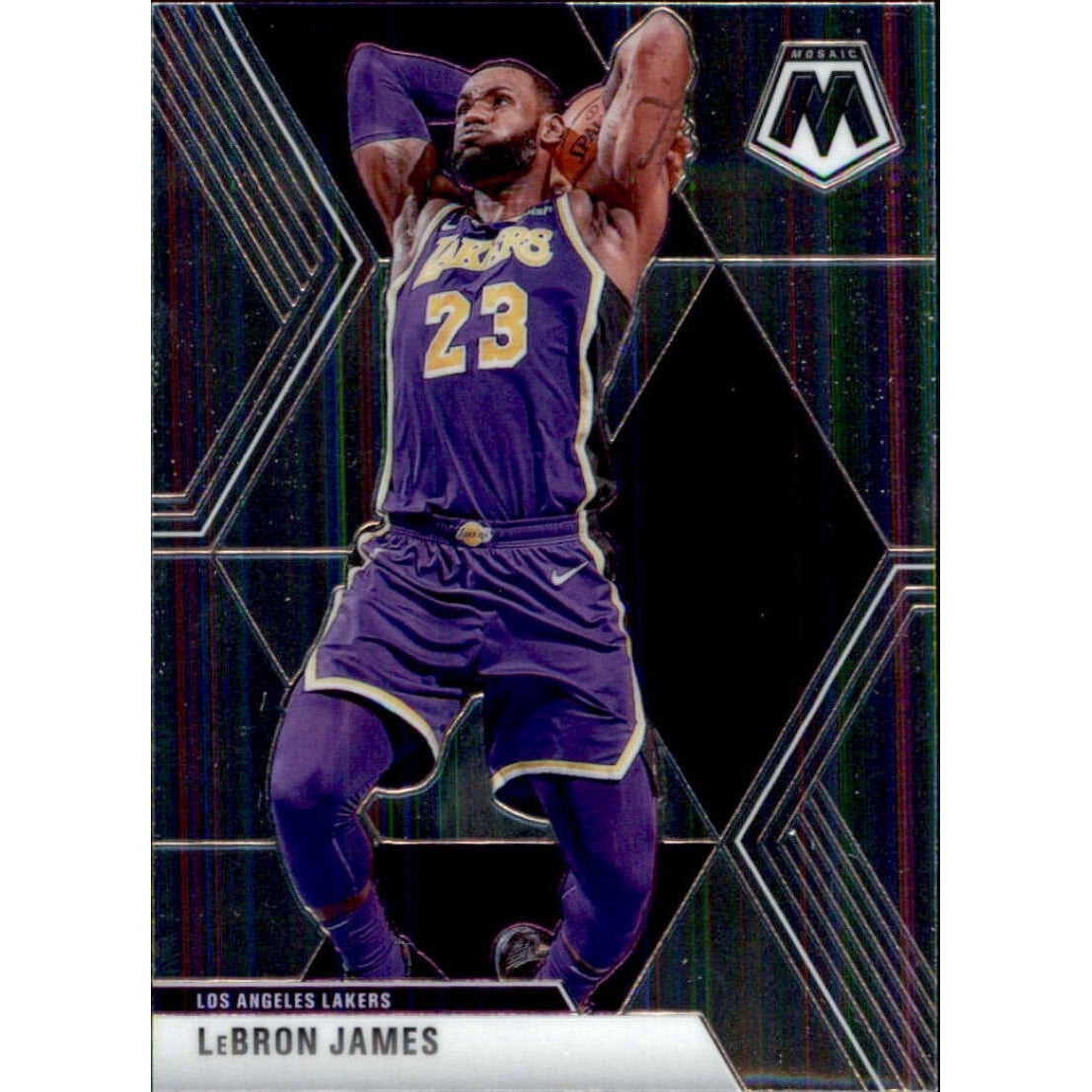 2019-20 Panini Mosaic #8 LeBron James Los Angeles Lakers