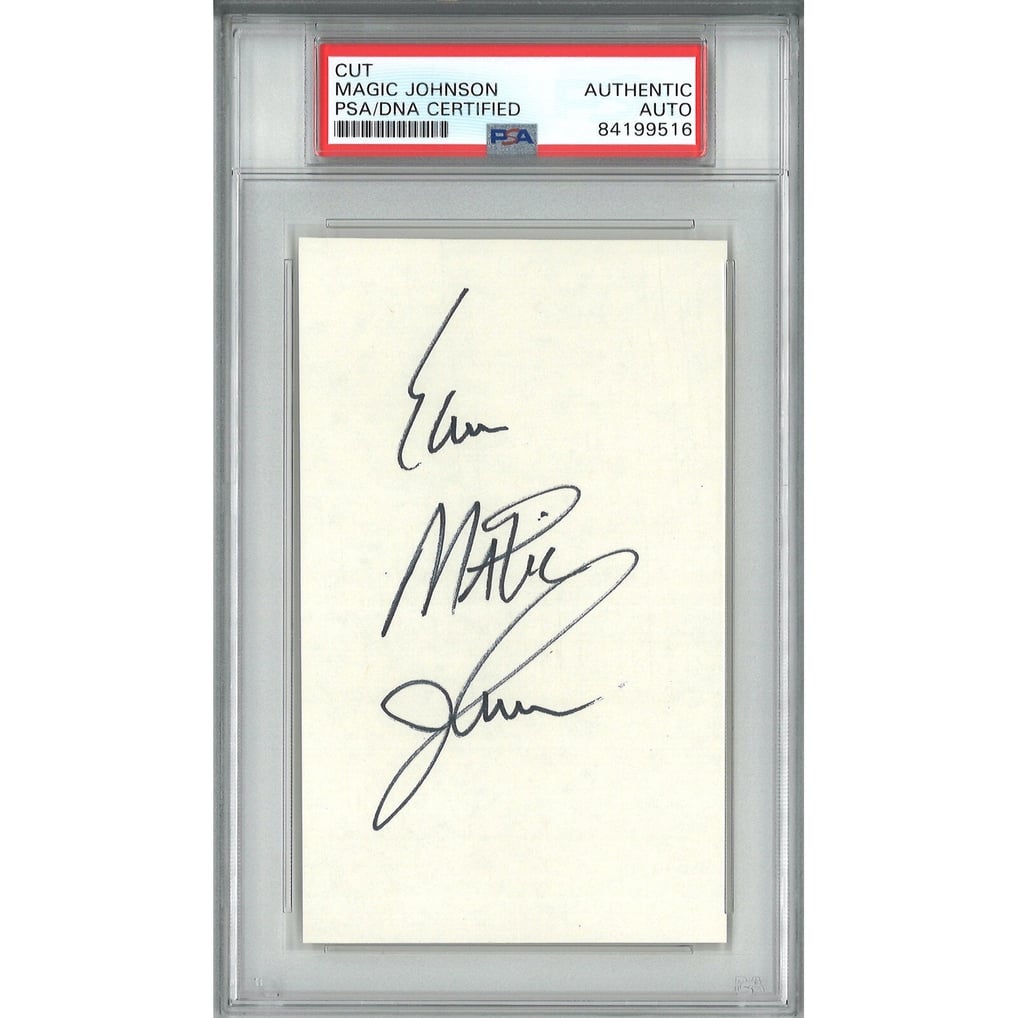 earvin-magic-johnson-signed-  display picture 1