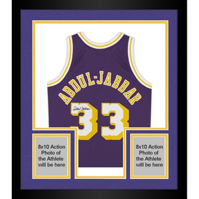 Kareem Abdul-Jabbar Autographed Framed Lakers Jersey – Fanatics Authen – Mr. Autographs Kareem Abdul-Jabbar Autographed Framed Lakers Jersey – Fanatics Authen – Mr. Autographs