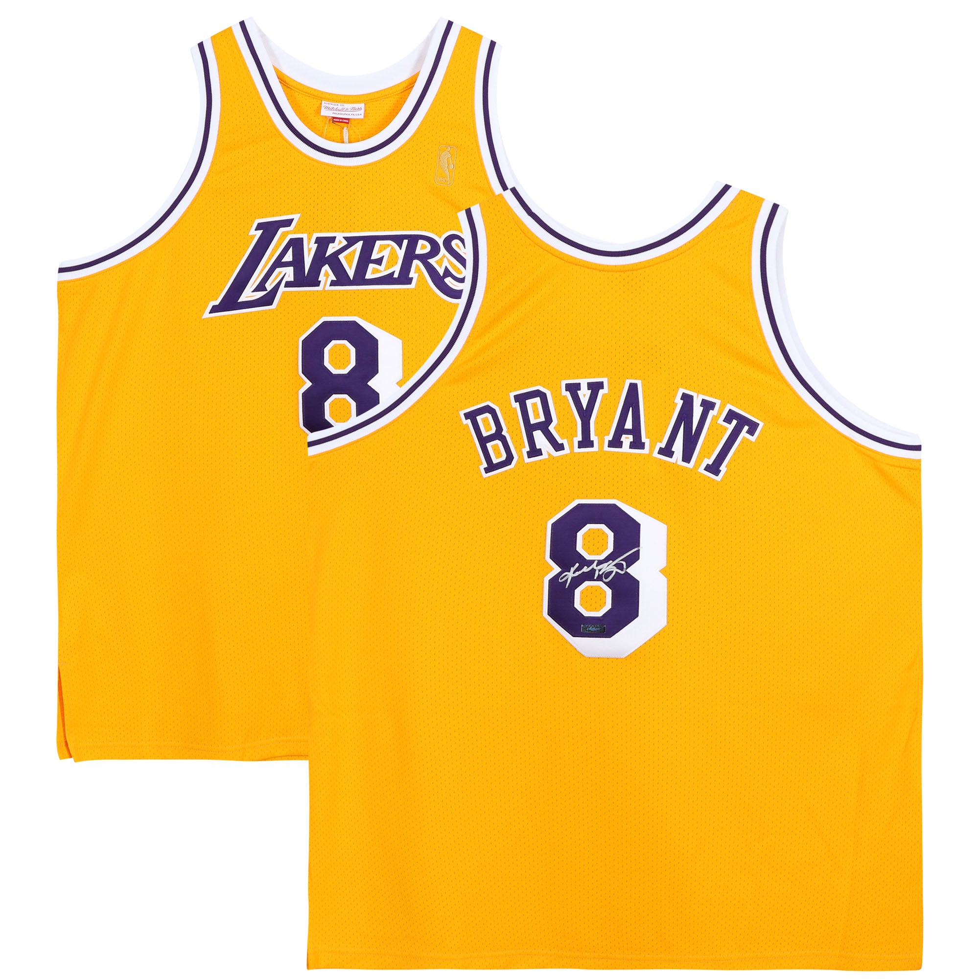 Kobe Bryant Los Angeles Lakers Autographed 1996-1997 Mitchell