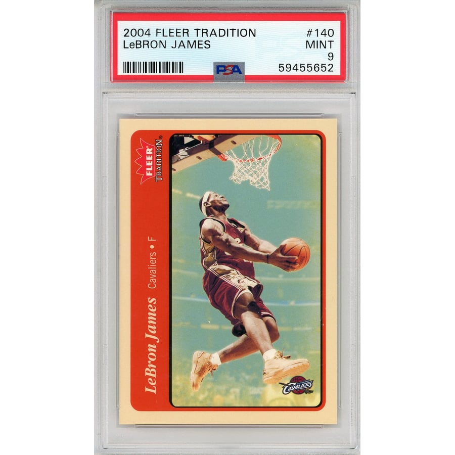 Lebron Rookie Card Lebron James Rookie Card Fleer