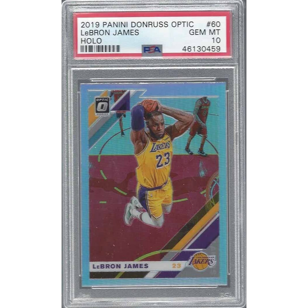 Lebron James 2019-20 Donruss Optic Silver Holo Prizm #60 Psa 10 