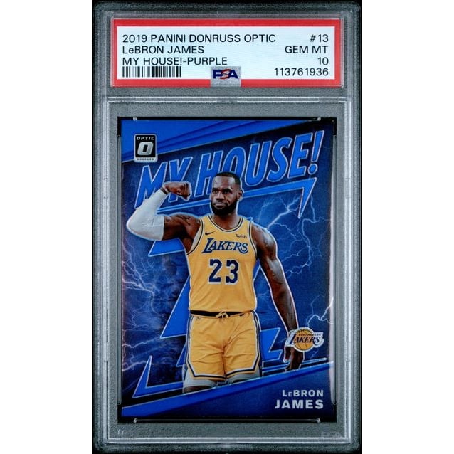 LeBron James 2019 Panini Donruss Optic Basketball Card #13 My 