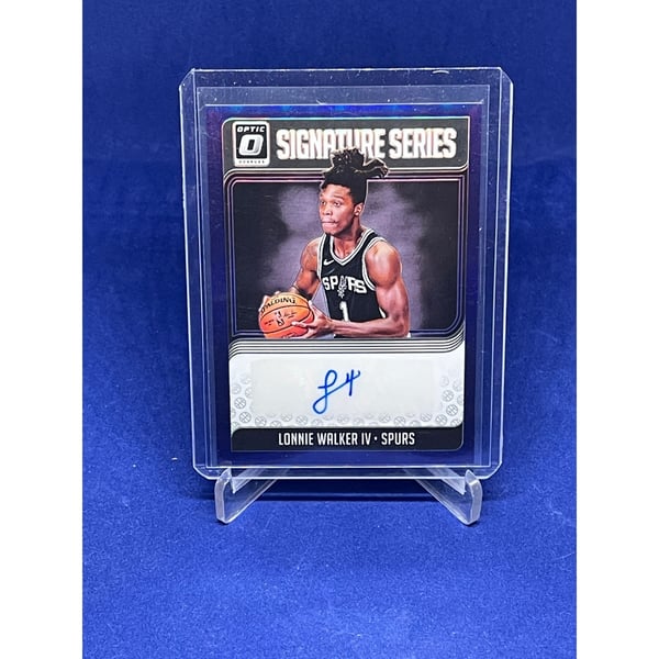 Autographed Lonnie Walker IV NBA Trading Cards, Autographed 