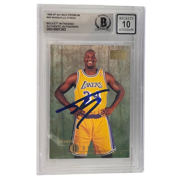 1992 Fleer Shaquille O'Neal #401 Rookie Card – Graded 10 GEM MINT – Lakers RC