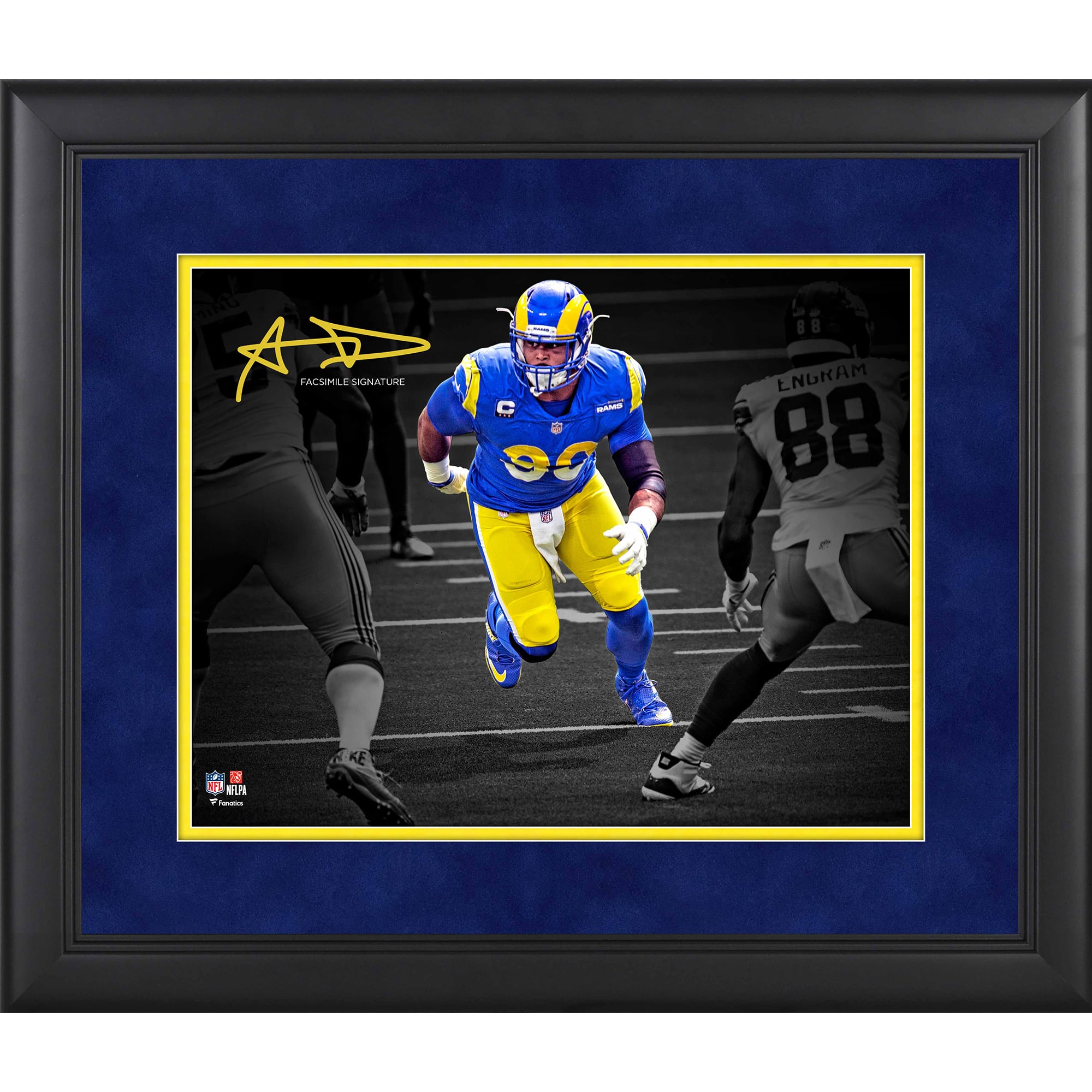 Aaron Donald NFL Memorabilia, Aaron Donald Collectibles, Verified