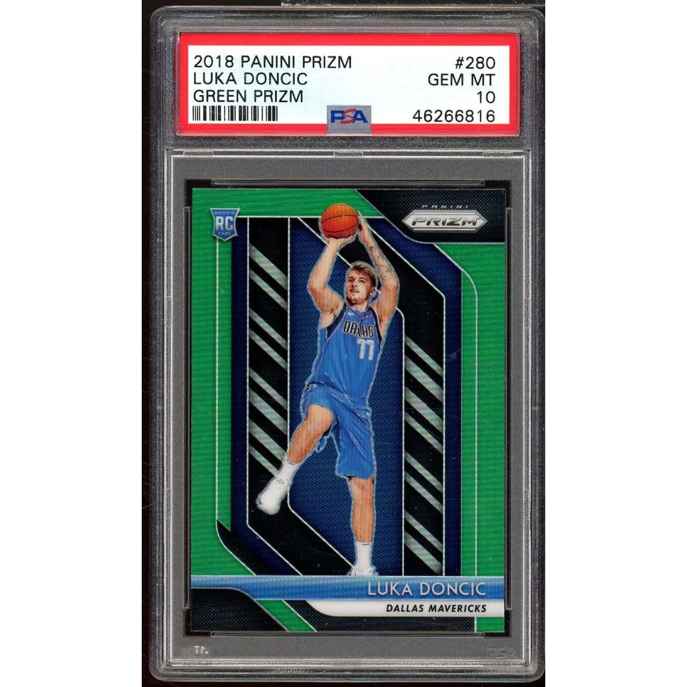 Prizm 2018-19 Luka Doncic Panini #280 Rookie PSA - Card 0 RC #3 