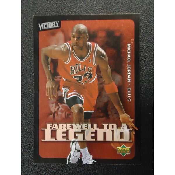 Michael Jordan 2003 UPPER DECK VICTORY FAREWELL TO A LEGEND Card #230