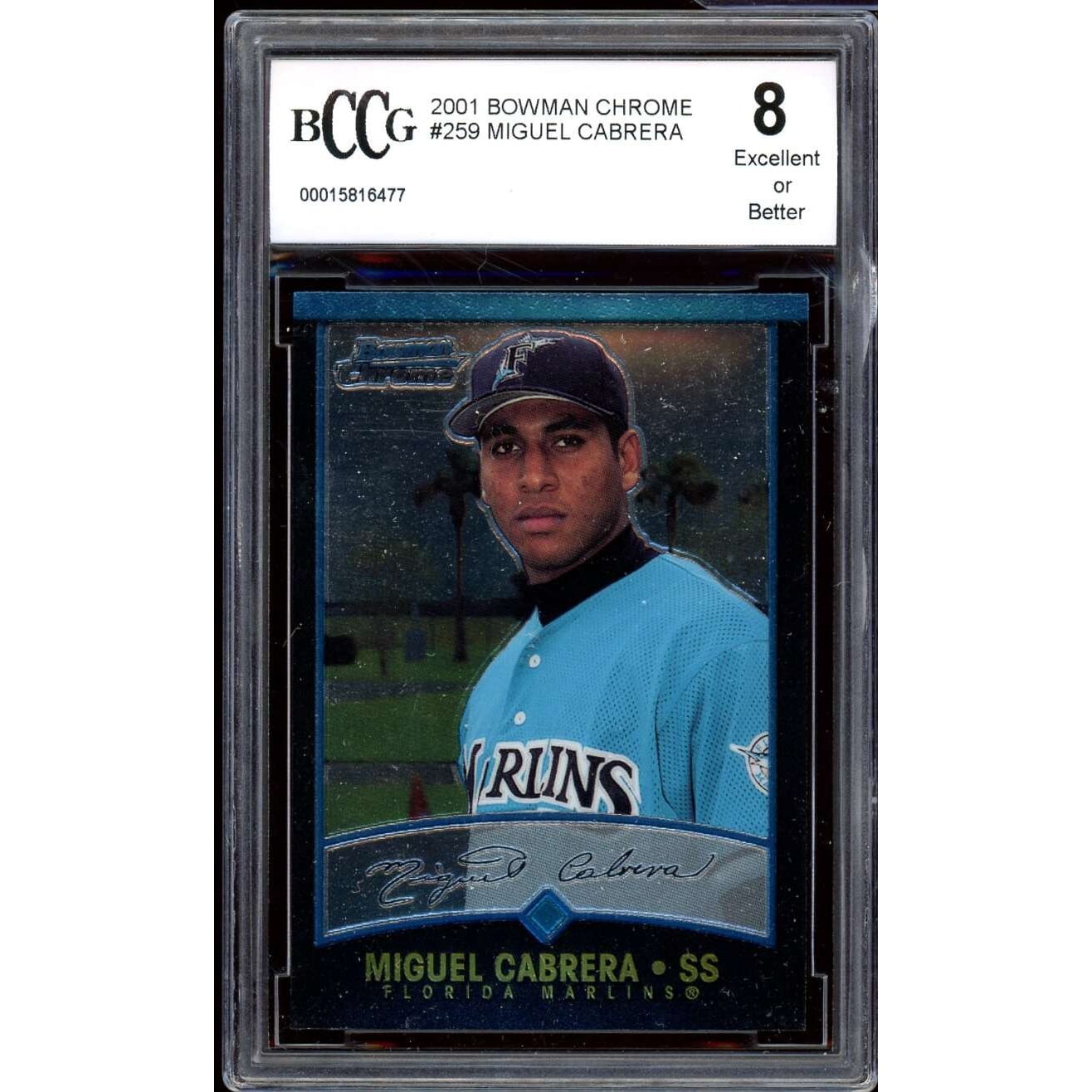 Miguel Cabrera Bowman Platinum SP 1/1